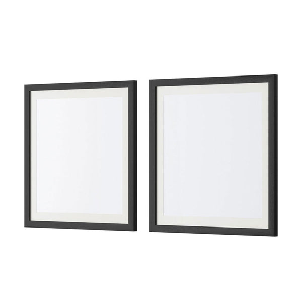 Artiss Photo Frame 2Pcs Set Black Photo Frames