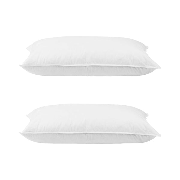 Giselle Bedding Duck Feather Down Pillow Twin Pack Pillows