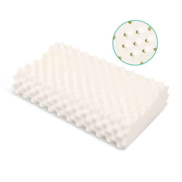 Giselle Natural Latex Pillow Twin Pack Pillows