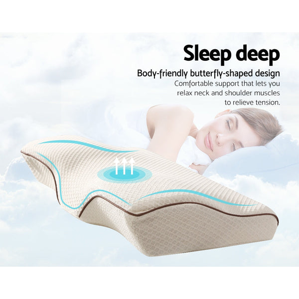 Giselle Memory Foam Contour Pillow Pillows
