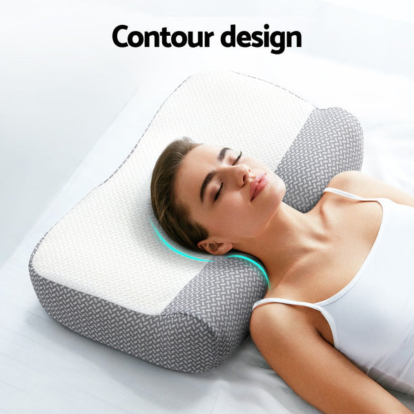 Giselle Contour Pillow Memory Foam Pillows
