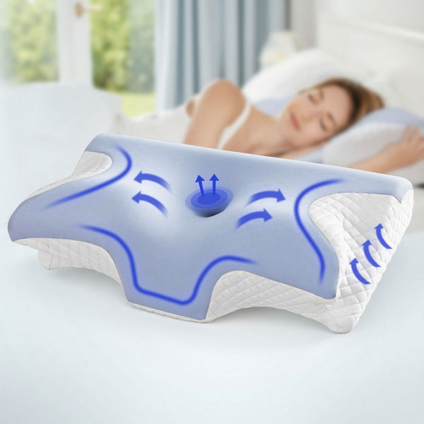 Giselle Memory Foam Pillow Ergonomic Contour Pillows