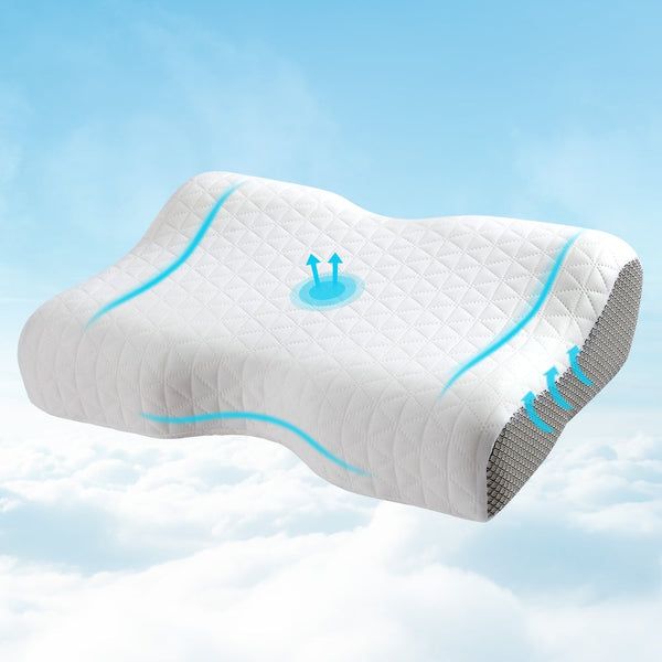 Giselle Memory Foam Pillow Contour Neck Pillows