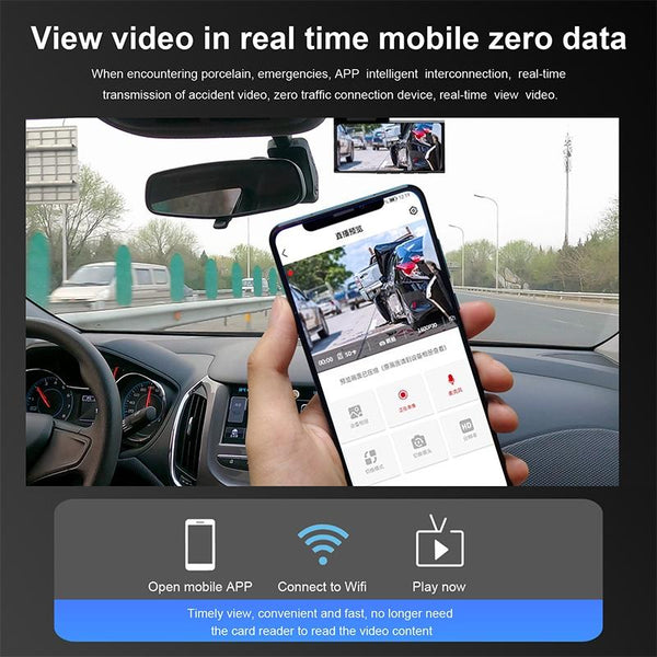 1080P High Definition Night Vision Car Recorder With Wifi And Mobile App Support Other Car Video