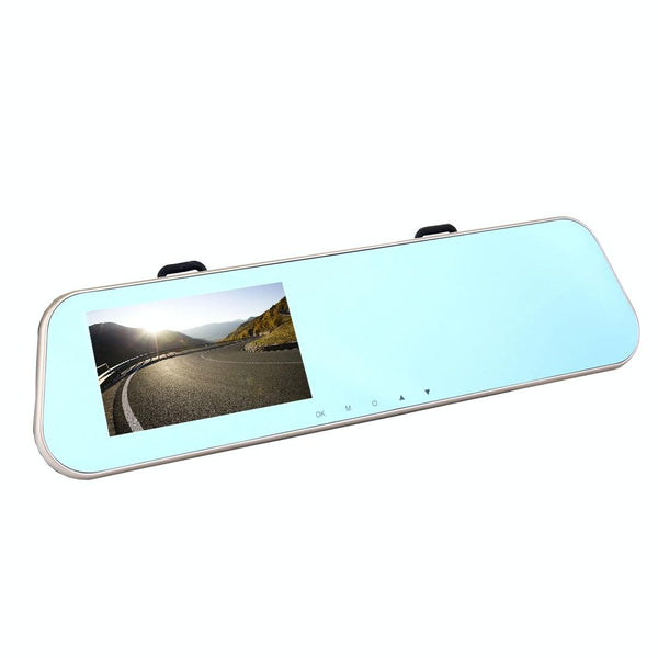 Rearview Mirror Dvr With Left Screen Display For Vehicle Monitoring Rear View Monitors/Cams & Kits