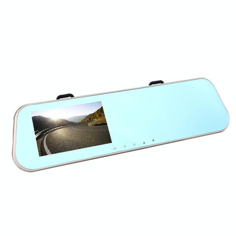 Rearview Mirror Dvr With Left Screen Display For Vehicle Monitoring Rear View Monitors/Cams & Kits