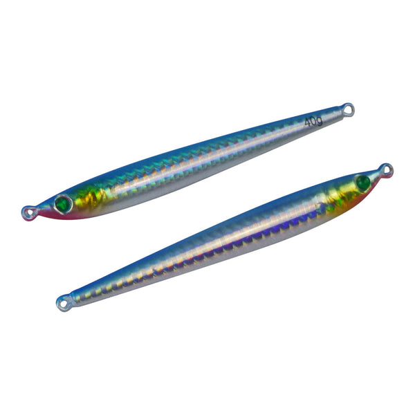 Finesse Pencil Jig 40Gm Blue Flash 2 Pack Baits & Lures