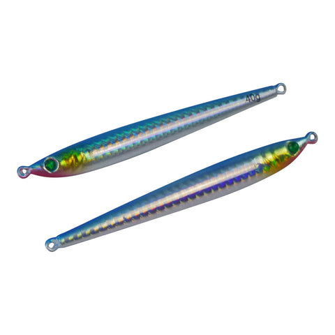 Finesse Pencil Jig 40Gm Blue Flash 2 Pack Baits & Lures