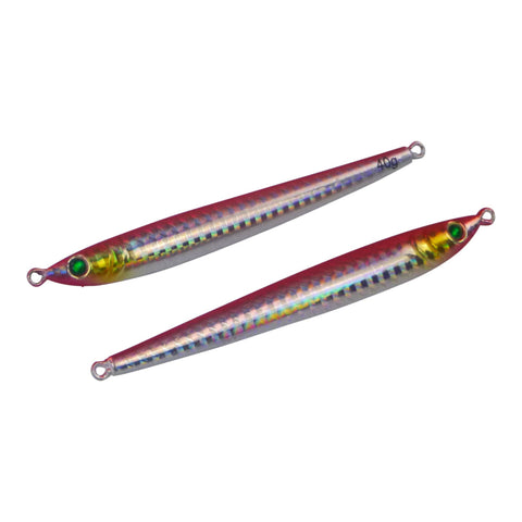 Finesse Pencil Jig 40Gm Magenta Silver 2 Pack Baits & Lures