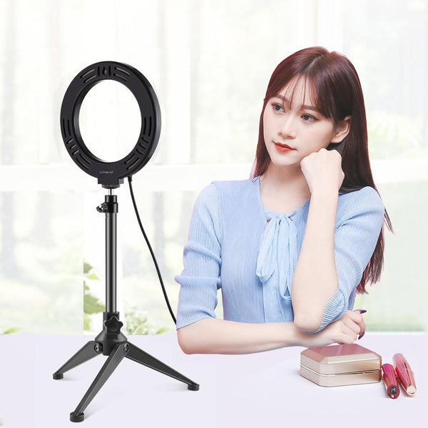 6.2 Inch Led Ring Light With Usb And Dimmable Modes For Desktop Tripod Use Filter Rings & Holders