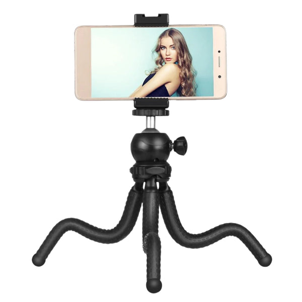 Flexible Mini Octopus Tripod With Ball Head And Phone Clamp For Cameras Tripods & Monopods