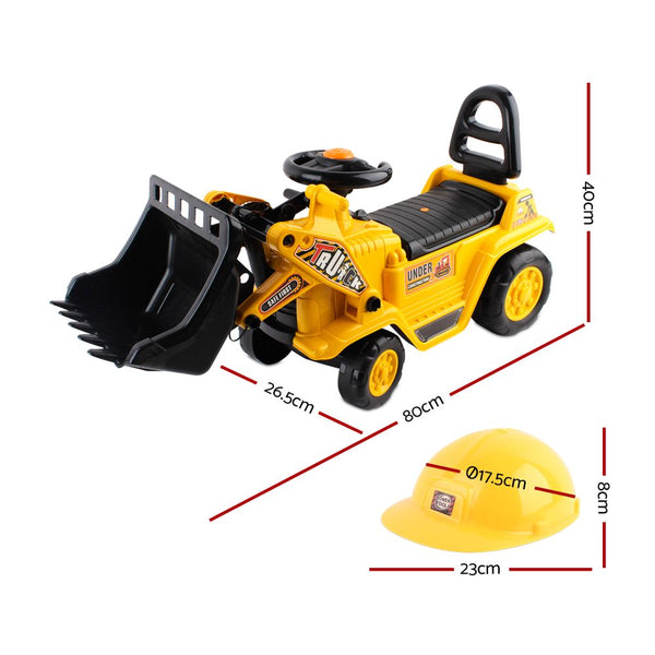 Keezi Ride On Car Toys Kids Excavator Bulldozer Sandpit Digger Pretend Play Other Rc Model Vehicles & Kits