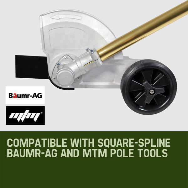 Baumr Ag Grass Edger Attachment Pole Garden Trimmer Brushcutter Lawn Trimmer Accessories