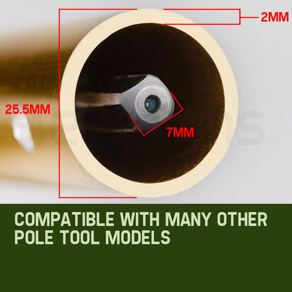 Baumr Ag Baumr Ag Grass Edger Attachment Pole Garden Trimmer Brushcutter Lawn Trimmer Accessories