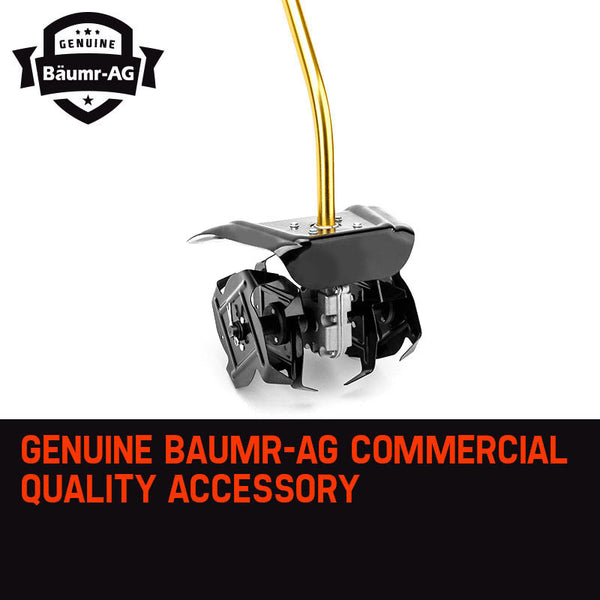 Baumr Ag Tiller Pole Attachment Rotary Hoe Cultivator Commercial Multi Extension Hoes & Cultivators
