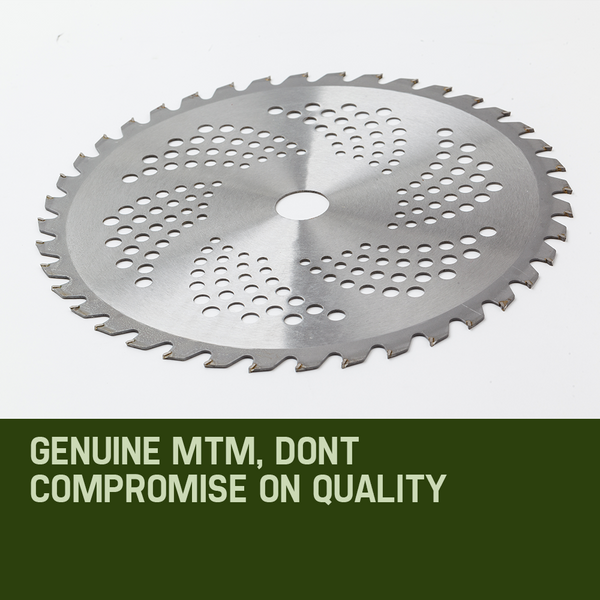 Mtm Carbide Tipped 40 Tooth Brush Cutter Blade Whipper Snipper Brushcutter X2 String Trimmers