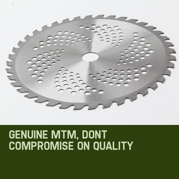 Mtm 5X Carbide Tipped 40 Tooth Brush Cutter Blade Whipper Snipper Brushcutter String Trimmers