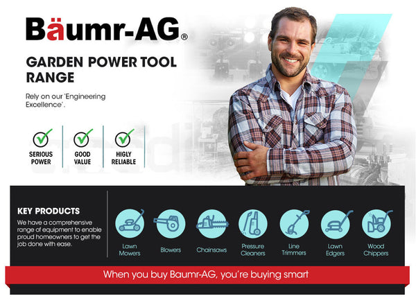 Baumr Ag Baumr Ag Lt3 20V Sync Cordless Line Trimmer Whipper Snipper With Battery And Charger Kit String Trimmers