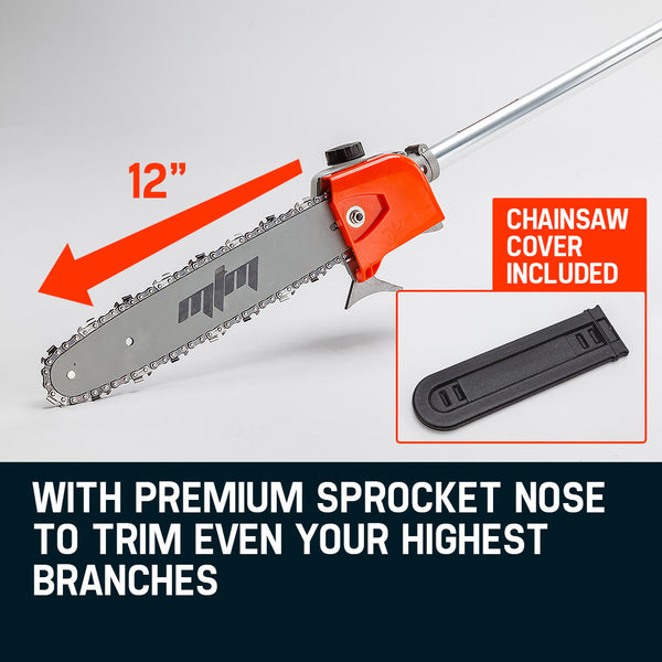 Mtm 62Cc Pole Chainsaw Saw Petrol Tree Pruner Extended Extension Cutter Chainsaw Parts