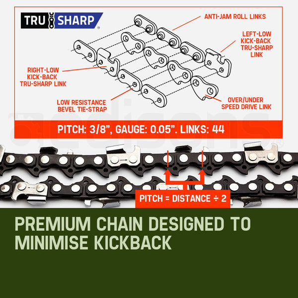 Baumr Ag 65Cc Long Reach Pole Chainsaw Hedge Trimmer Pruner Saw Tree Multi Tool Chainsaws