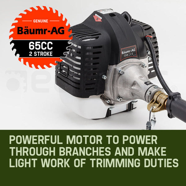 Baumr Ag 65Cc Long Reach Pole Chainsaw Hedge Trimmer Pruner Saw Tree Multi Tool Chainsaws