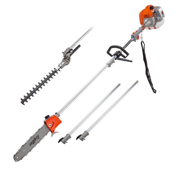 Mtm 62Cc Long Reach Pole Chainsaw Hedge Trimmer Pruner Saw Cutter Multi Tool Chainsaw Parts