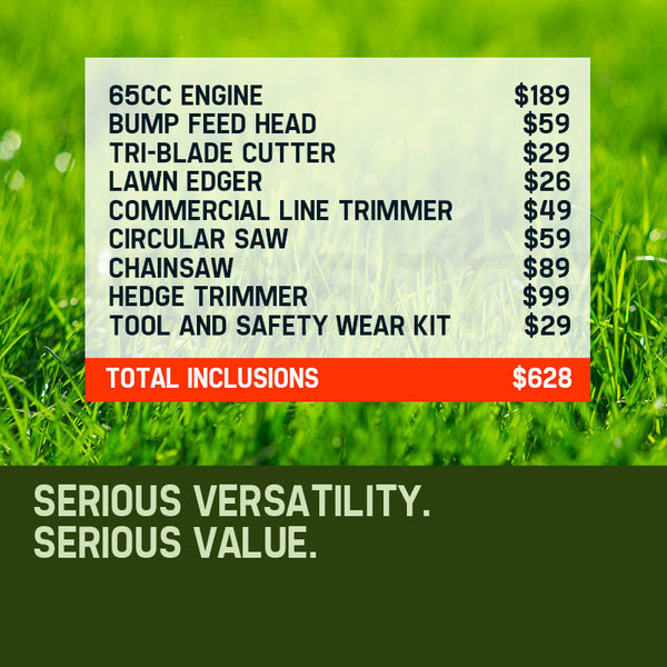 Baumr Ag Baumr Ag Pole Chainsaw Brush Cutter Whipper Snipper Hedge Trimmer Saw Multi Tool Hedge Trimmers