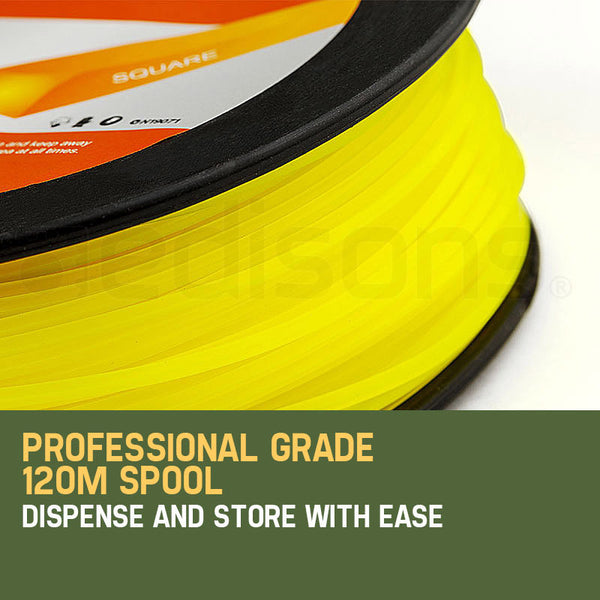 Mtm 2.4Mm X 120M Trimmer Line Whipper Snipper Cord Brush Cutter Brushcutter String Trimmer Parts