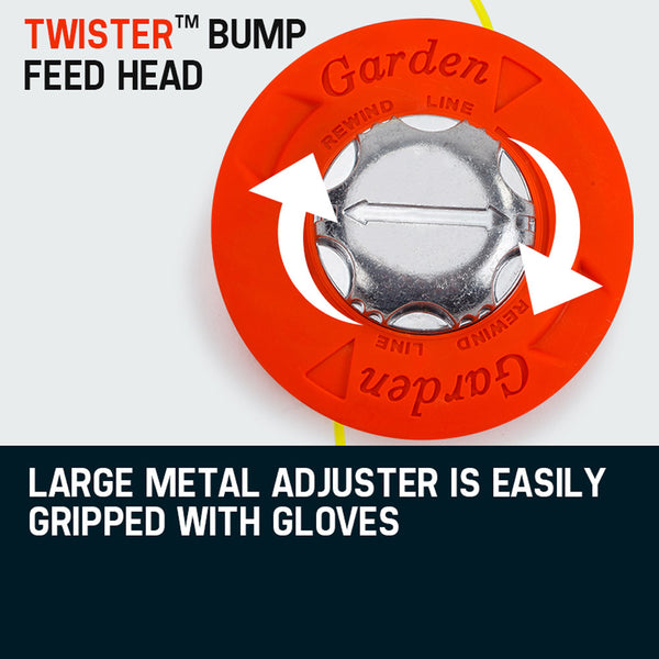 Mtm Twister Bump Feed Line Trimmer Head Whipper Snipper Brush Cutter Brushcutter String Trimmers