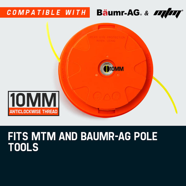 Mtm Twister Bump Feed Line Trimmer Head Whipper Snipper Brush Cutter Brushcutter String Trimmers