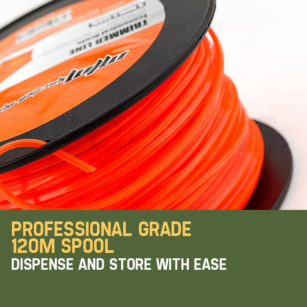 Mtm Trimmer Line 3.1Mm X 120M Whipper Snipper Cord Brush Cutter Brushcutter String Trimmer Parts