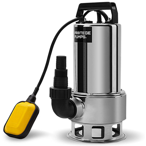 Protege 2000W Submersible Dirty Water Pump Bore Tank Well Steel Automatic Water Pumps & Pressure Tanks