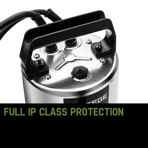 Protege 2000W Submersible Dirty Water Pump Bore Tank Well Steel Automatic Water Pumps & Pressure Tanks