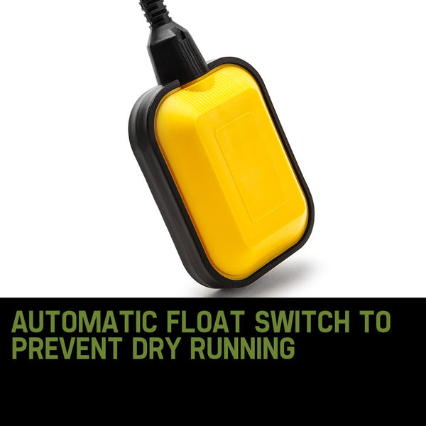 Protege 2000W Submersible Dirty Water Pump Bore Tank Well Steel Automatic Water Pumps & Pressure Tanks