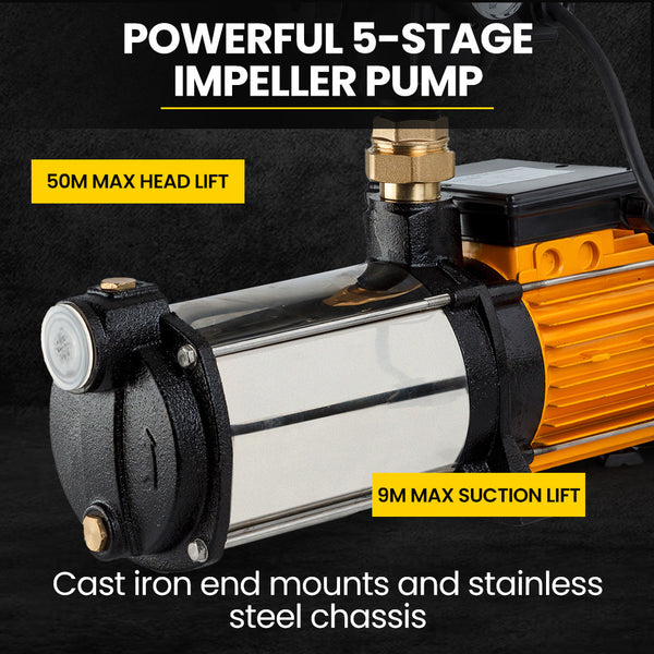 Protege Multi Stage High Pressure Water Pump For Farm Garden Irrigation Water Pumps & Pressure Tanks