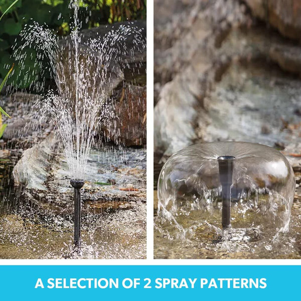 Protege 10W Solar Powered Water Fountain Pump Pond Kit With Eco Filter Box Outdoor Fountains