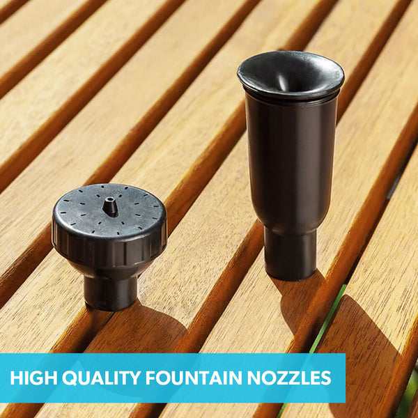 Protege 10W Solar Powered Water Fountain Pump Pond Kit With Eco Filter Box Outdoor Fountains