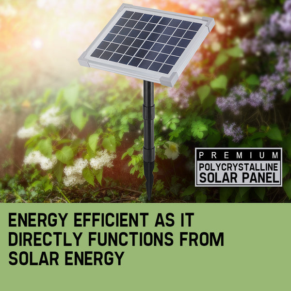 Protege 20W Solar Fountain Submersible Water Pump Power Panel Kit Garden Pond Outdoor Fountains