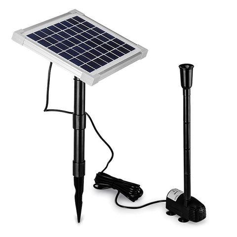 Protege 20W Solar Fountain Submersible Water Pump Power Panel Kit Garden Pond Outdoor Fountains