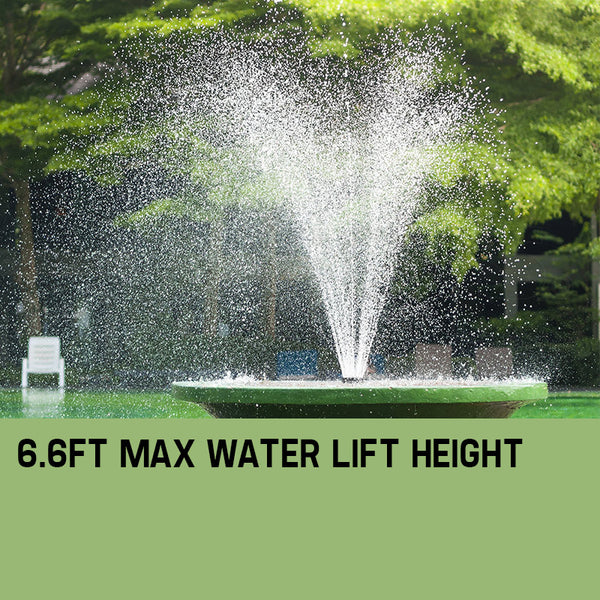 Protege 50W Solar Powered Fountain Submersible Water Pump Pond Kit Garden Panel Outdoor Fountains