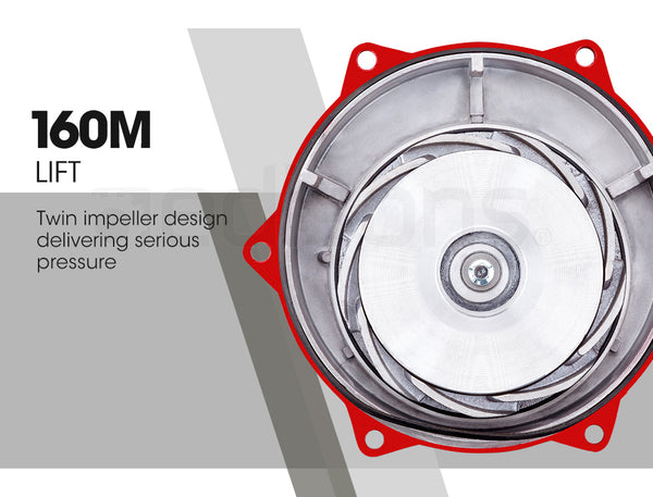 Warton 8Hp 1.5 & 2 Petrol High Pressure Water Transfer Pump Irrigation Fire Fighting Water Pumps & Pressure Tanks