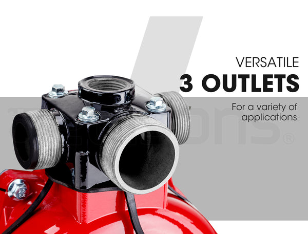 Warton 8Hp 1.5 & 2 Petrol High Pressure Water Transfer Pump Irrigation Fire Fighting Water Pumps & Pressure Tanks