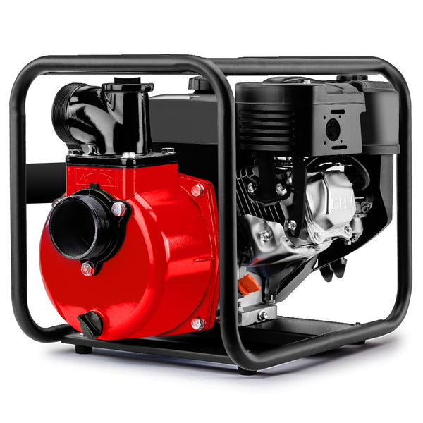 Warton 8Hp 3' Petrol Water Transfer Pump High Flow Irrigation Water Pumps & Pressure Tanks