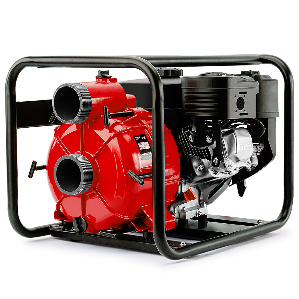 Warton 8Hp 3' Petrol Trash Water Transfer Pump High Flow Irrigation Water Pumps & Pressure Tanks