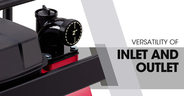 Warton 2' 8Hp Petrol High Flow Water Transfer Pump Irrigation Volume Inch Water Pumps & Pressure Tanks