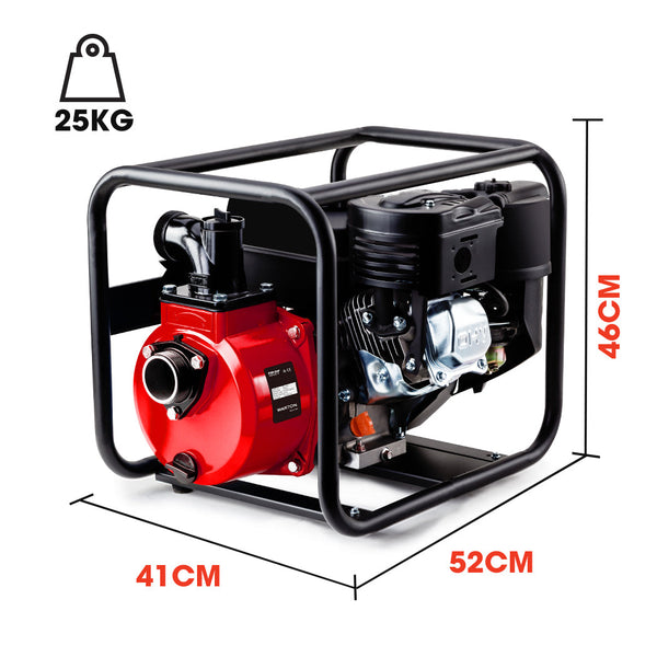 Warton 2' 8Hp Petrol High Flow Water Transfer Pump Irrigation Volume Inch Water Pumps & Pressure Tanks