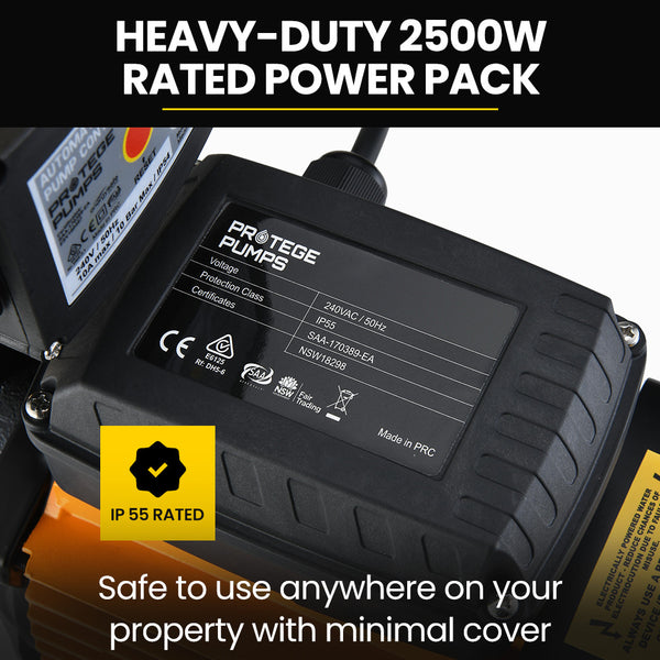 Protege High Pressure Auto Water Pump Electric Digital Controller Water Pumps & Pressure Tanks