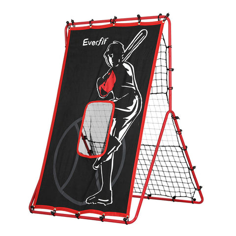 Everfit Baseball Net Rebound Pitching Kit Target Hitter 2 In 1 Training Aid Baseball Batting Cages & Nets