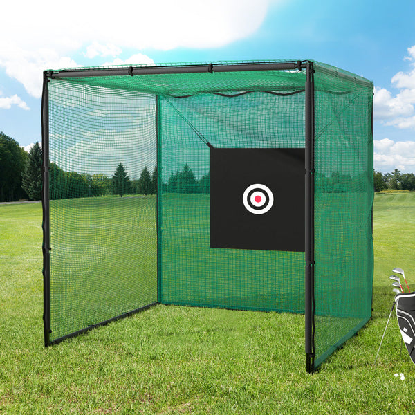 Everfit 3M Golf Practice Net Hitting Cage With Steel Frame Baseball Training Nets Cages & Mats
