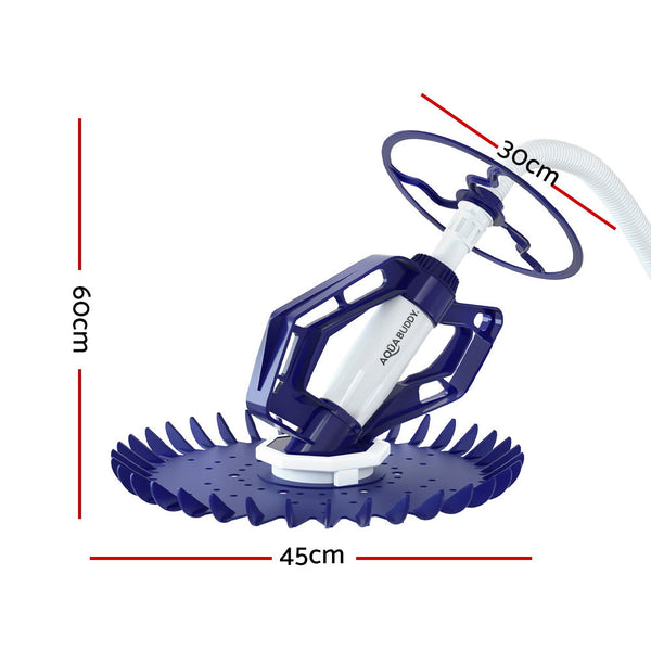 Aqua Buddy Pool Cleaner Automatic Vacuum Floor Climb Suction Swimming Hose 10M Pool Cleaners & Vacuums